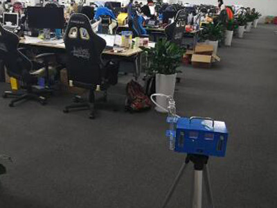 上海阿里體育辦公室空氣檢測